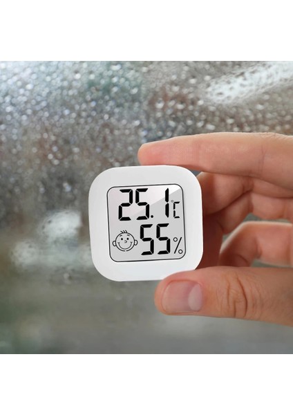 Pembe Tarzı Iç Mekan Termo-Higrometre Sensörü Taşınabilir Mini LCD Dijital Termometreler Oturma Odası Için Iç Mekan Nemini ve Sıcaklığını Ölçer (Yurt Dışından) modelleri