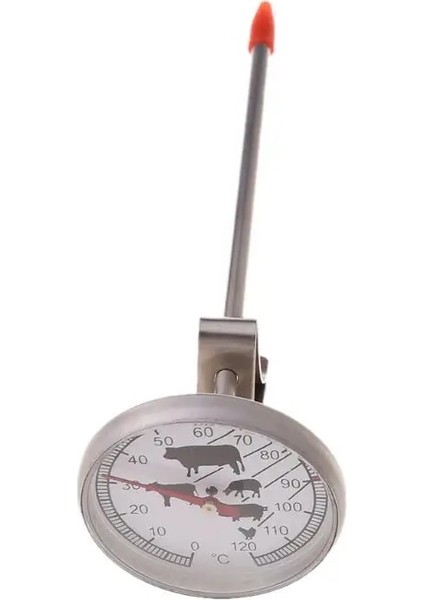 Paslanmaz Çelik Anında Okuma Probu Termometre Barbekü Gıda Pişirme Et Ölçer- (Yurt Dışından) fırsatları