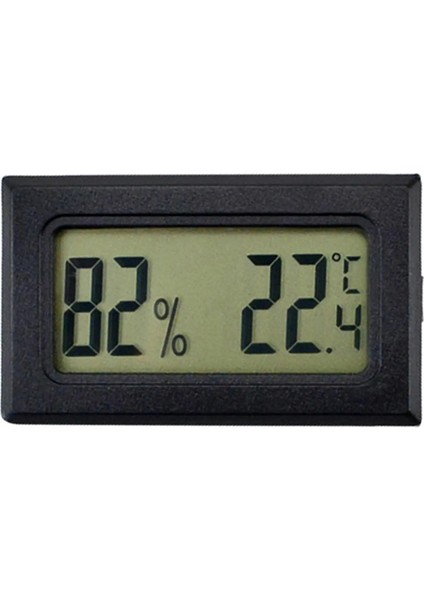 F Tarzı Mini LCD Termo-Higrometre Kapalı Dijital Sıcaklık Termostat Sensörü Nem Ölçer Mini Termometre Dijital Termometre (Yurt Dışından)