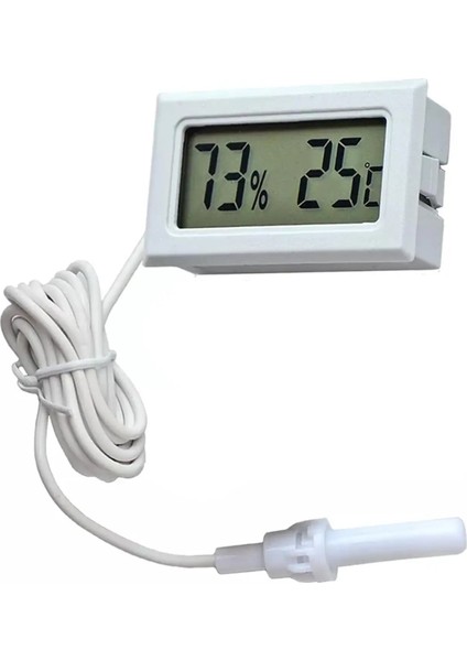 F Tarzı Mini LCD Termo-Higrometre Kapalı Dijital Sıcaklık Termostat Sensörü Nem Ölçer Mini Termometre Dijital Termometre (Yurt Dışından)