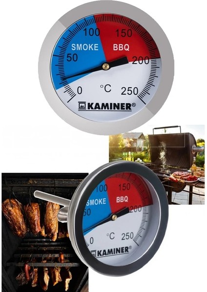 Paslanmaz Çelik Prob Barbekü Izgara Termometre Sıcaklık Ölçer Sens Derece Pişirme Araçları Et Mutfak Gıda Sıcaklığı (Yurt Dışından)