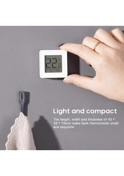 Termometre Stili Duvara Monte Termometre Higrometre Mini Dijital LCD Termo-Higrometre Oda Sıcaklık Sensörü Nem Ölçer Bebek Odası Kapalı (Yurt Dışından) modelleri