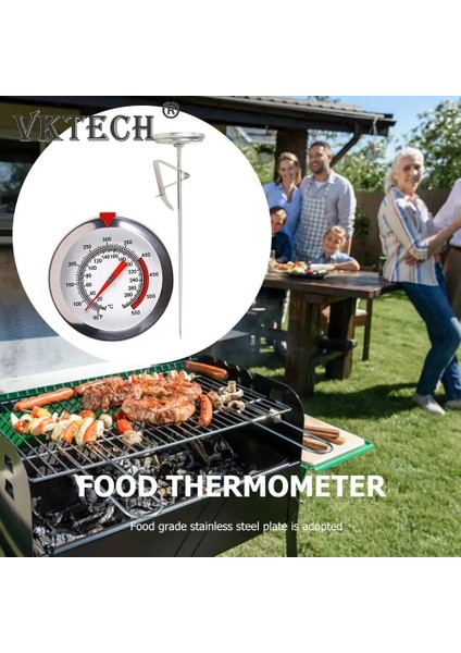 30CM Tarzı Dijital Izgara Barbekü Gıda Kızartma Termometresi 50 ~ 550 Derece Santigrat Ev Paslanmaz Çelik Pişirme Fırını Sıcaklık Ölçer Araçları (Yurt Dışından) modelleri