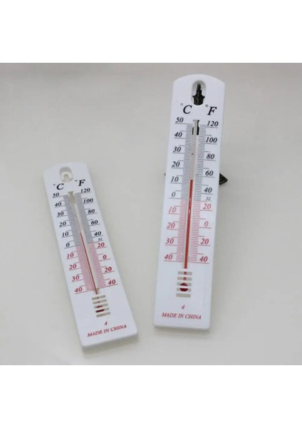 Gümüş Tarzı Termometre Celsius Fahrenheit Duvar Asılı Kapalı Açık Bahçe Sera Ev Ofis Odası Ölçeği Termometre (Yurt Dışından) fiyatları