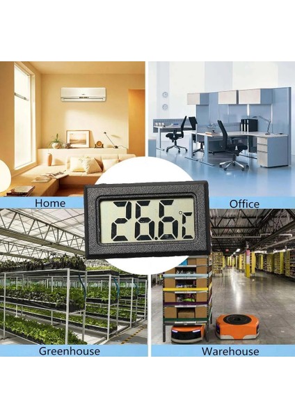 Mor Tarzı Mini Dijital LCD Kapalı Uygun Sıcaklık Sensörü Nem Ölçer Termometre Higrometre Ölçer (Yurt Dışından) fırsatları