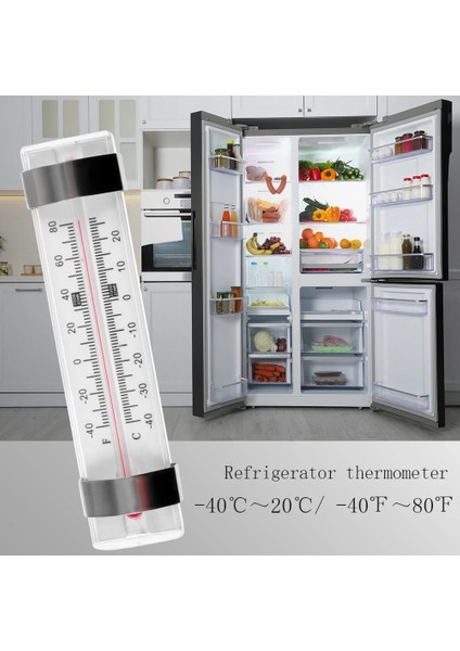 Küçük Stil Plastik Buzdolabı Buzdolabı Termometresi Taze Tutmak Soğutma Sıcaklık Ölçer Soğutma Sıcaklık Ölçer Mutfak Aletleri (Yurt Dışından) fırsatları