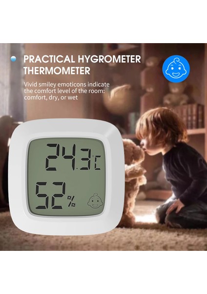 Santigrat Tarzı Ev Ortamı Termometre Dijital Termo-Higrometre Mini Nem Monitörü Elektronik Sıcaklık Nem Ölçerler Higrometre (Yurt Dışından) modelleri