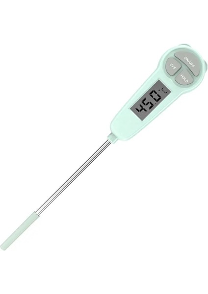 Yeşil Stil Probu ile Mutfak Izgara Taşınabilir Sıvı Sıcaklık Kalem Elektronik Yağ Termometresi Tüplü Dijital Gıda Termometreleri (Yurt Dışından)