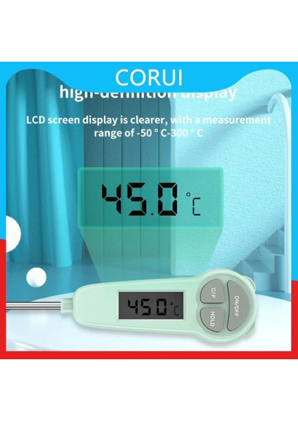 Yeşil Stil Probu ile Mutfak Izgara Taşınabilir Sıvı Sıcaklık Kalem Elektronik Yağ Termometresi Tüplü Dijital Gıda Termometreleri (Yurt Dışından) fırsatları