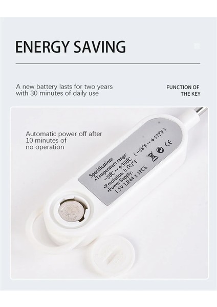 TP101 Stili TP300TP101 Gıda Termometresi Dijital Mutfak Termometresi Et Pişirme Için Gıda Sondası Barbekü Elektronik Fırın Mutfak Higrometresi (Yurt Dışından) indirimleri