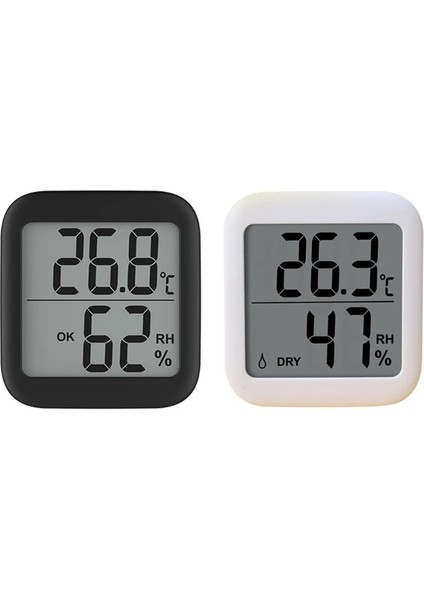 Beyaz Stil Ev Için Higrometre Iç Mekan Termometresi Ev Için Oda Termometresi Nem Ölçer (Yurt Dışından) fiyatları