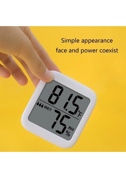 Beyaz Stil Ev Için Higrometre Iç Mekan Termometresi Ev Için Oda Termometresi Nem Ölçer (Yurt Dışından) fırsatları