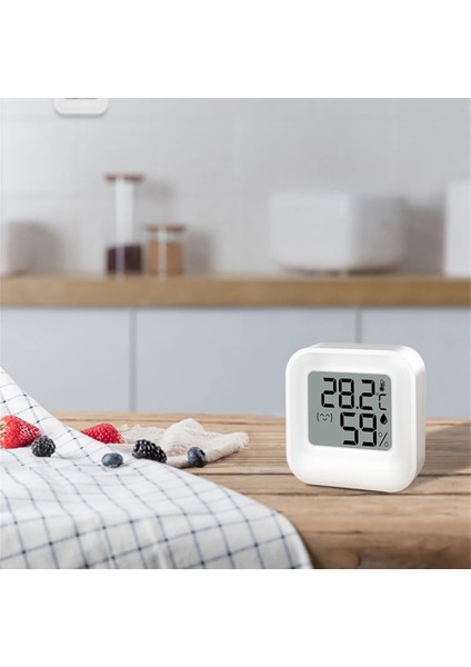 No.8 Tarzı Mini Termometre Higrometre Ölçer LCD Dijital Sıcaklık Higrometre Sensörü Ölçer Kapalı Oda Elektronik Ev Termometreleri (Yurt Dışından) fırsatları