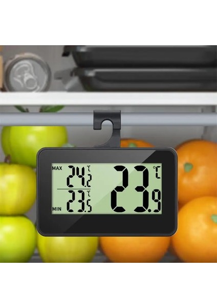 Bir Stil Kapalı Elektronik Termometre Ev Dijital Ekran Nem Ölçer Buzdolabı Duvar Asılı Termometre Higrometre (Yurt Dışından) fiyatları