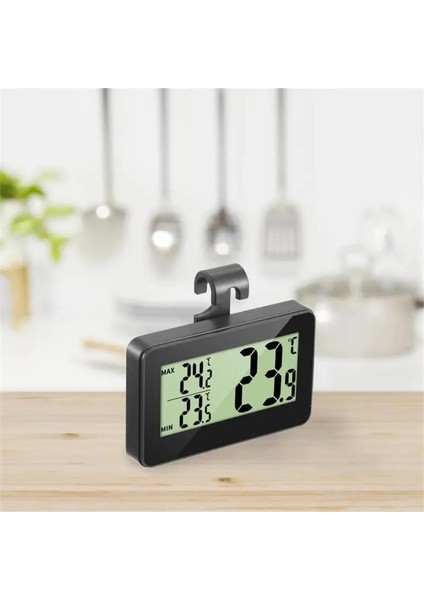 Bir Stil Kapalı Elektronik Termometre Ev Dijital Ekran Nem Ölçer Buzdolabı Duvar Asılı Termometre Higrometre (Yurt Dışından) indirimleri