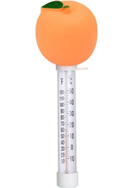 Turuncu Tarzı Karikatür Desen Havuz Suyu Sıcaklığı Ölçer Doğru Taşınabilir Su Sıcaklığı Ölçme Ölçer Aracı Spa Balık Gölet Akvaryum (Yurt Dışından)