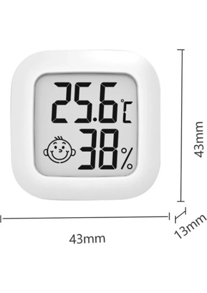 Altın Tarzı Mini Kapalı Termometre LCD Dijital Sıcaklık Odası Higrometre Ölçer Sensörü Nem Ölçer Kapalı Termometre Sıcaklık Araçları (Yurt Dışından)