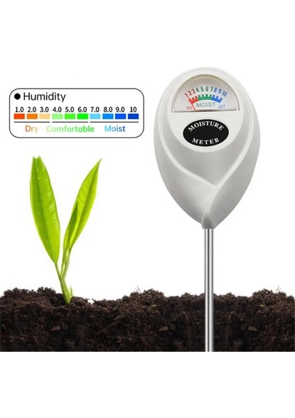 Beyaz Stil Toprak Nem Ölçer Toprak Test Cihazı Bahçe Tesisi Çiçek Su Analizörü Test Cihazı Ev Bahçe Ölçüm Aracı (Yurt Dışından) fiyatları