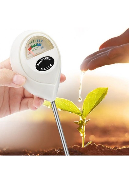 Beyaz Stil Toprak Nem Ölçer Toprak Test Cihazı Bahçe Tesisi Çiçek Su Analizörü Test Cihazı Ev Bahçe Ölçüm Aracı (Yurt Dışından) fırsatları