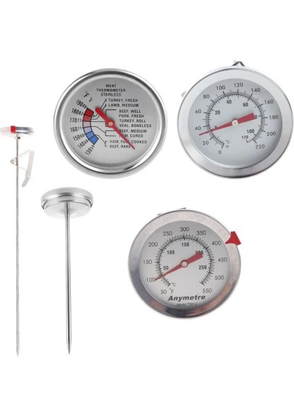 4.2CMX31CM Tarzı Paslanmaz Çelik Yağ Kızarmış Termometre Uzun Prob ile Gıda Için Barbekü Patates Kızartması Kızarmış Tavuk Sıvı Sıcaklık Test Cihazı 1 Adet (Yurt Dışından) fırsatları