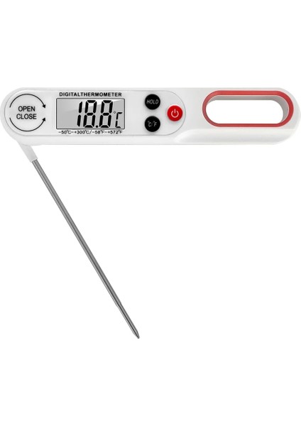 Siyah Stil Dijital Et Termometresi Pişirme Yiyecek Mutfak Barbekü Probu Su Süt Yağ Sıvı Fırın Dijital Sıcaklık Sensörü Ölçer Termokupl (Yurt Dışından) fiyatları