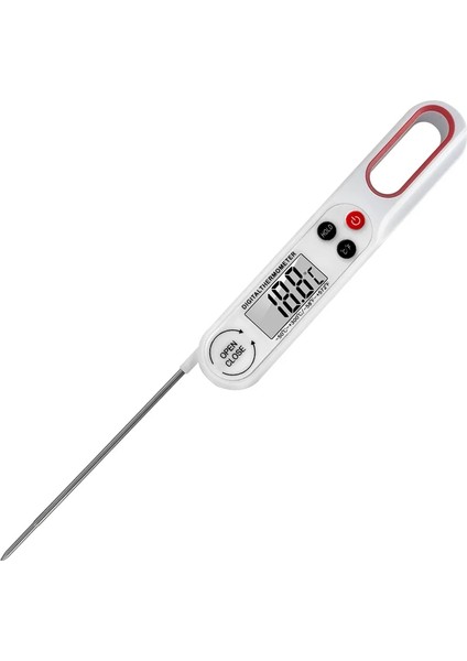 Siyah Stil Dijital Et Termometresi Pişirme Yiyecek Mutfak Barbekü Probu Su Süt Yağ Sıvı Fırın Dijital Sıcaklık Sensörü Ölçer Termokupl (Yurt Dışından) modelleri