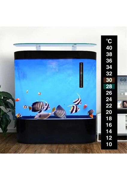 5 Adet Tarzı Çubuk Tip Balık Tankı Ölçümü Sıvı Kristal Balıkbowl Aksesuarları Sıcaklık Çıkartmaları Akvaryum Termometresi Sıcaklık Ölçer (Yurt Dışından) fırsatları