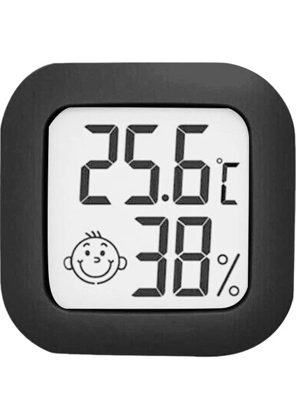 Siyah Stil Temeo Termometre Higrometre Higro Göstergesi Masa Veya Duvara Montaj Için Oda Iklim Göstergesi ile Taşınabilir Higrometre (Yurt Dışından)
