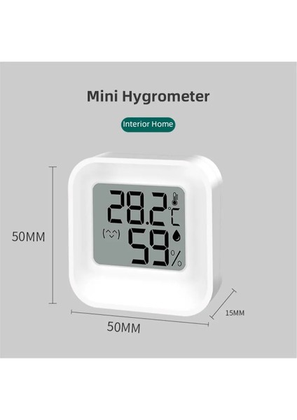 B Tarzı Kapalı Elektronik Nem Ölçer Yeni Mini LCD Dijital Sıcak Termometre Higrometre Sensörü Ölçer Termometre Hava Istasyonu Yeni (Yurt Dışından)