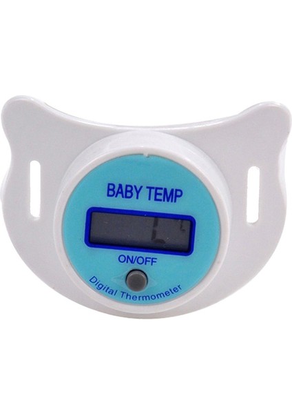 No.2 Tarzı Bebek Termometresi LCD Dijital Bebek Sıcaklığı Ağız Meme Sıcaklığı Termometre Emzik Termometresi (Yurt Dışından)