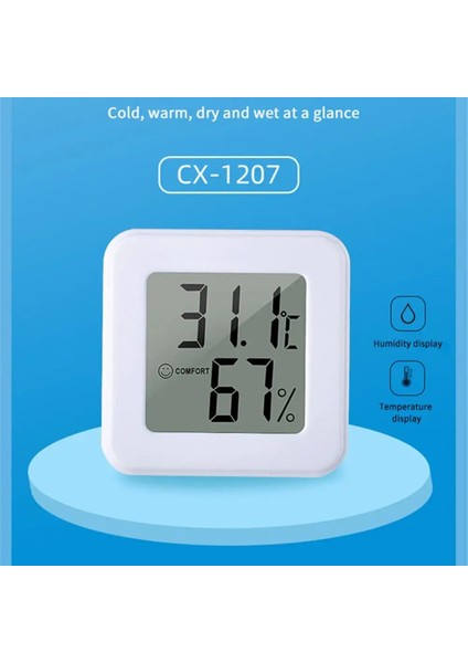 No.3 Tarzı Nem Sensörü Elektronik Sıcaklık Nem Ölçer LCD Dijital Dijital Termometre Mutfak Aksesuarları Taşınabilir Ölçer Sensörü (Yurt Dışından)