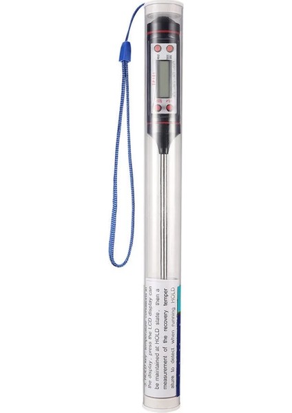 Siyah Stil Gıda Termometresi TP300 Mutfak Termometresi Elektronik Barbekü Fırın Sıcaklık Ölçer Et Suyu Süt Pişirme Probu Mutfak Gereçleri (Yurt Dışından)