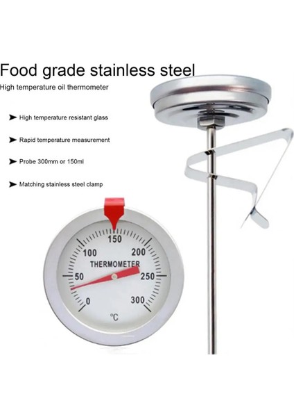 15CM Tarzı Anında Okunan Gıda Termometresi Pişirme Gıda Mutfak Barbekü Kızartılmış Sıcaklık Sensörü Ölçer Paslanmaz Çelik Prob (Yurt Dışından) fırsatları