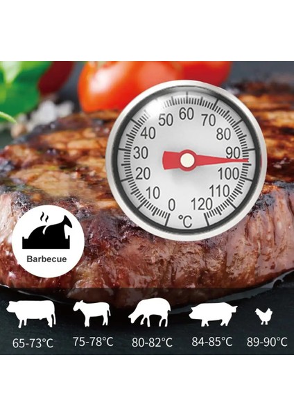 Siyah Stil Gıda Termometresi Fiziksel Algılama Pil Gerekmez Hassas Paslanmaz Çelik Süt Çay Kahve Içecekleri Mutfak Termometresi (Yurt Dışından) modelleri