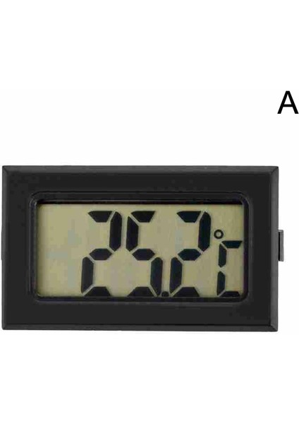 Siyah Stil Mini Dijital LCD Oto Araba Pet Balık Tankı Kapalı Uygun Sıcaklık Sensörü Elektronik Termometre Ölçer Termostat (Yurt Dışından)