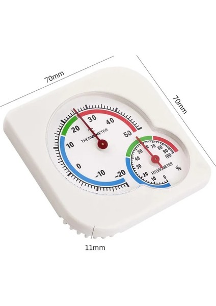 Beyaz Stil 2 In1 Kapalı Termometre LCD Dijital Sıcaklık Odası Higrometre Ölçer Sensörü Nem Ölçer Iç Mekan Termometre Sıcaklık (Yurt Dışından) fırsatları