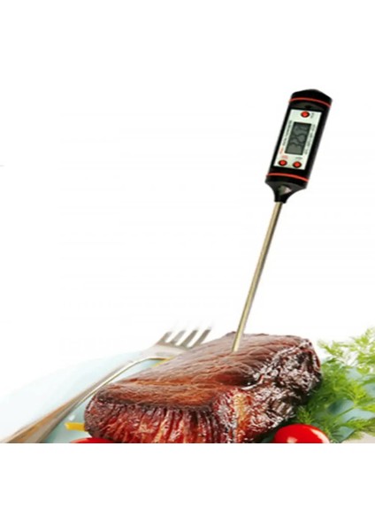 Beyaz Stil 1.5V Et Termometresi Mutfak Dijital Pişirme Gıda Sondası Elektronik Barbekü Pişirme Araçları Sıcaklık Ölçer Ölçer Aracı Mutfak Gereçleri (Yurt Dışından) fiyatları
