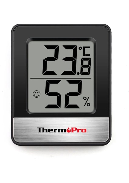 Siyah Stil Thermopro TP49 Dijital Termometre Higrometre Kapalı Hava Istasyonu Ev Mini Oda Termometresi Sıcaklık Nem Monitörü (Yurt Dışından)