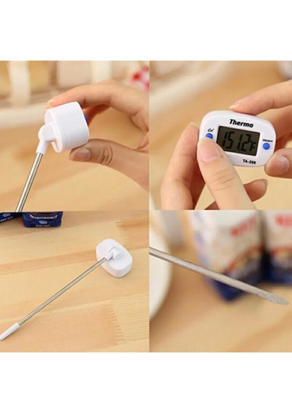 TA288 Sıcak Iğneli Gıda Termometresi Mutfak Gıda Yağı Termometresi Süt Termometresi Elektronik Su Termometresi Mutfak Aletleri (Yurt Dışından) fırsatları
