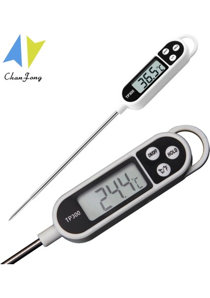 TP300 Tarzı Chanfong TP300 Dijital Gıda Termometresi Probu Mutfak Barbekü Et Su Süt Yağı Çay Çorba Fırını Sıcaklık Ölçme Aracı (Yurt Dışından) modelleri