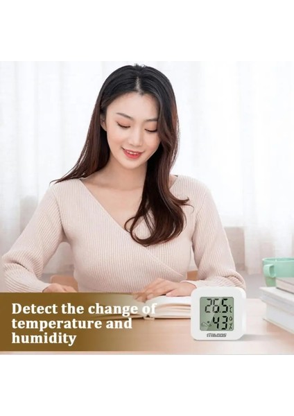 No.2 Tarzı Mini LCD Dijital Termometre Higrometre Elektronik Nem Sıcaklık Ölçümü Hava Konfor Göstergesi Termometre Sensörü (Yurt Dışından)