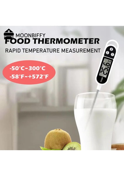 Mutfak Dijital Gıda Termometresi Et Kek Süt Barbekü Pişirme Ev Termometre Probu Ölçer Elektronik Fırın Aracı 온습도계 (Yurt Dışından)