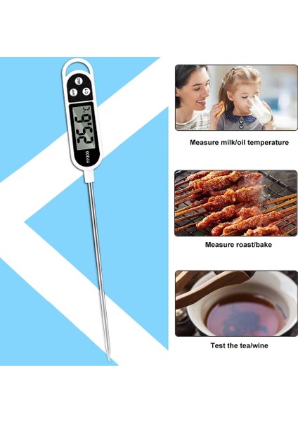 Mutfak Dijital Gıda Termometresi Et Kek Süt Barbekü Pişirme Ev Termometre Probu Ölçer Elektronik Fırın Aracı 온습도계 (Yurt Dışından)