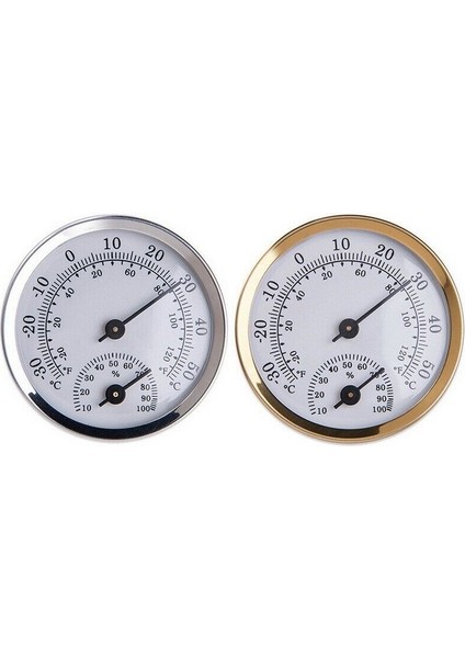 Altın Tarzı Mini Duvara Monte Termometre Higrometre Analog Humidityit Iklim Dışında Ev Ofis Sıcaklık Ölçüm Aracı Için (Yurt Dışından) indirimleri