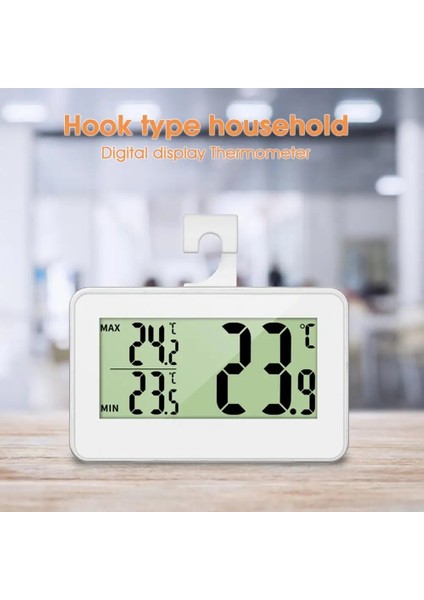 Siyah Stil Buzdolabı Termometresi Pratik Hafif Mini Ev Geliştirme Buzdolabı Termometresi Dondurucu Termometre (Yurt Dışından) modelleri