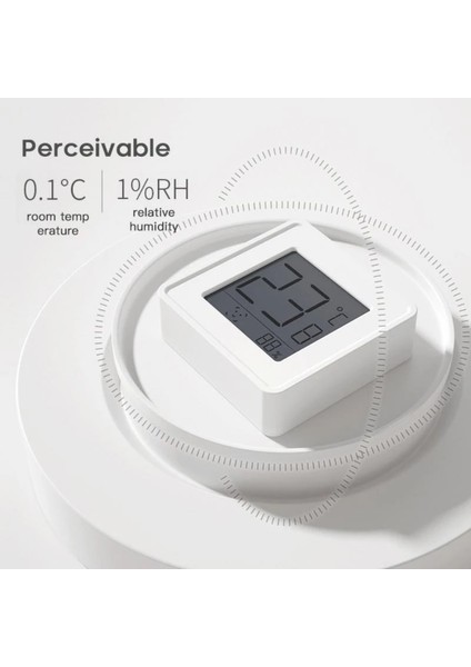 Termohigrometre Stili Termo Higrometre Ev Bebek Odası Kapalı Duvara Monte Termometre Higrometre Oda Sıcaklık Ölçer Kuru Ev Dekorasyon (Yurt Dışından) fırsatları