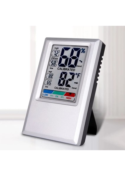 Desen1 Stili Elektronik Dijital Nem Termometresi ， Iç Mekan Dış Mekan Masaüstü Sensörü Hava Istasyonu ， Monitör Iklimi (Pilsiz) (Yurt Dışından) fiyatları