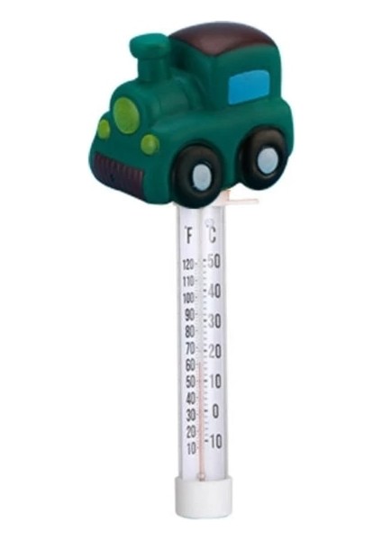 Tren Tarzı E56C Yüzen Havuz Termometresi Karikatür Uçak Açık Kapalı Yüzme Havuzları Için Dize ile Su Sıcaklığı Kolay Okunur (Yurt Dışından)