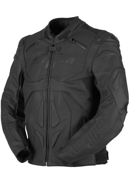 Ghost Deri Motosiklet Ceketi Siyah modelleri