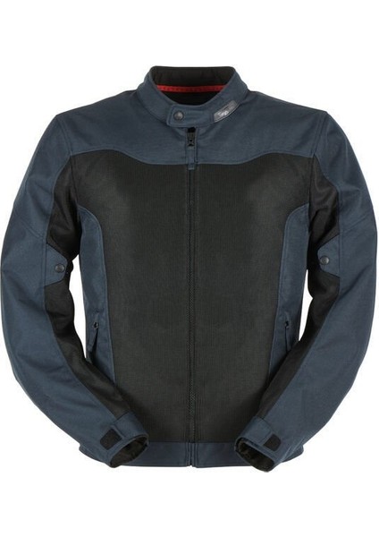 Mistral Evo 3 Yazlık Fileli Motosiklet Ceketi Mavi